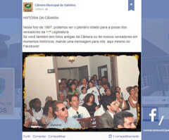 VALINHOS: Facebook da Câmara ganha cada vez mais seguidores