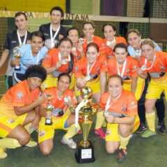VALINHOS: O time MDV/Meninas da Vila é campeão do futsal Valinhense
