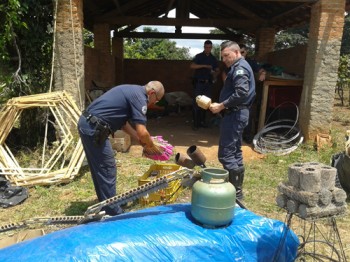 GCMs realizando a contagem dos materiais