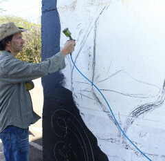 VALINHOS: Mais uma nova pintura do projeto Muros na Mata Atlântica