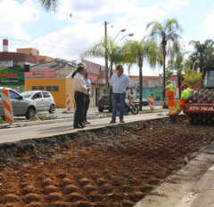 VALINHOS: Melhoria do pavimento na av. dos Imigrantes  entra em nova etapa
