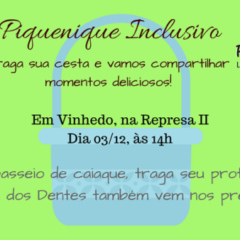 VINHEDO: Piquenique Inclusivo do LIA acontece em 3 de dezembro na Represa II