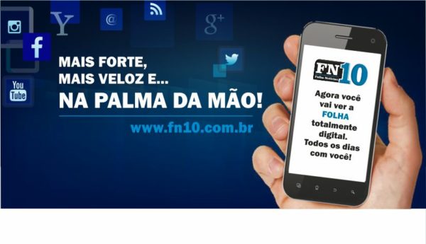 FN10 na palma da mão