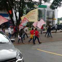 REGIÃO: Greve Geral – Bloqueios, queima de pneus e passeatas marcam início da manhã desta sexta-feira