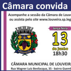 Câmara de Louveira tem sessão nesta terça-feira, dia 13. Participe!