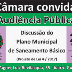 Câmara de Louveira convida para Audiência Pública, dia 26 de Junho