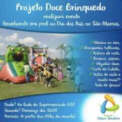 VALINHOS: Projeto Doce Brinquedo realizará evento beneficente amanhã