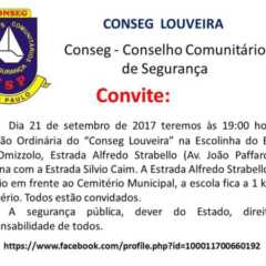 LOUVEIRA: Nesta quinta-feira tem reunião do Conseg na Vila Omizzolo