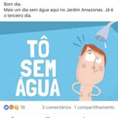 LOUVEIRA: População fica mais um feriado prolongado sem água