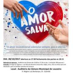 LOUVEIRA: ‘O Amor Salva’ é tema de peça teatral na Câmara no dia 28