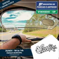 VINHEDO: Encontro de Carros Antigos é Hoje!