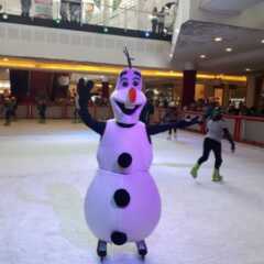 REGIÃO: Boneco de Neve continua animando a Pista de Patinação do Maxi Shopping
