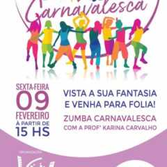VALINHOS: Projeto Janela Aberta promove Zumba Carvanalesca