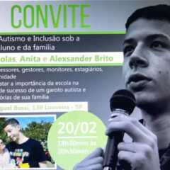 LOUVEIRA: Autista faz palestra nesta terça sobre como superar a doença