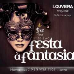 LOUVEIRA: Participe da Festa à Fantasia no Buffet Sumatra