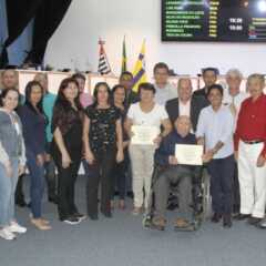 LOUVEIRA: Ex-prefeito Eleutério Malerba recebe homenagem da Câmara