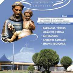 LOUVEIRA: Festa de Santo Antônio comemora 85 anos de história e 50 anos de Paróquia