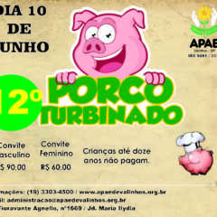VALINHOS: Amanhã tem ‘Porco Turbinado’ da APAE