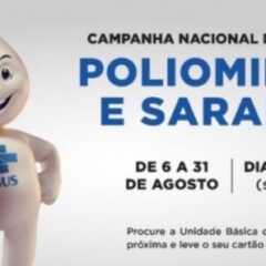REGIÃO: Começa a vacinação contra sarampo e paralisia infantil neste sábado