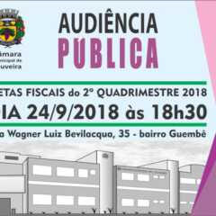 Câmara de Louveira convida para Audiência Pública, dia 24 de Setembro. Participe!