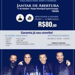 VINHEDO: Show com Família Lima abre o 4º ano da Festa das Nações que vai beneficiar nove entidades vinhedenses