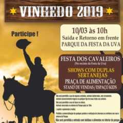 VINHEDO: Tem Desfile e Festa de Cavaleiros no Parque Municipal neste domingo (10)