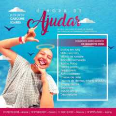 LOUVEIRA: Projeto Caroline Soares ‘faz o bem’ a três casas de apoio no dia 20 de junho