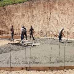 VINHEDO: Novo  reservatório de 550 mil litros de água tratada no Distrito Industrial recebe primeira concretagem