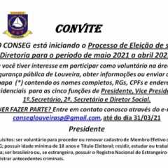 LOUVEIRA: Eleições do Conselho de Segurança  – população pode participar