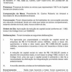 Edital – Ata de Reunião Ordinária – RCA