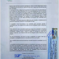 LOUVEIRA: Edital de Convocação da APAE