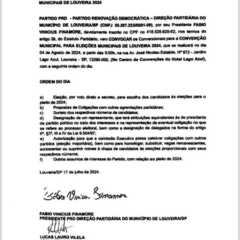 LOUVEIRA: Partido PRD convoca Convencionais para Convenção Municipal