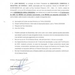 VINHEDO: Edital de Convocação de Assembleia Geral Ordinária da Acivi