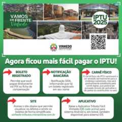 VINHEDO: Imposto Predial e Territorial Urbano (IPTU) pode ser consultado pelo contribuinte em vários canais neste ano