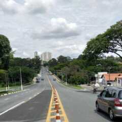 VALINHOS: Prefeitura implanta faixa de rolamento na Avenida Invernada