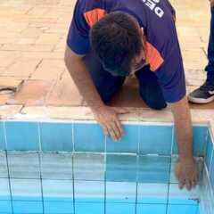 VINHEDO: Piscina do Parque Municipal é interditada após risco estrutural