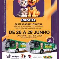 LOUVEIRA: Prefeitura de Louveira abre inscrições para Campanha de Castração Gratuita