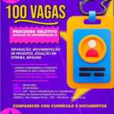 LOUVEIRA: SAT realizará processo seletivo para preenchimento de 100 vagas