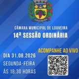 LOUVEIRA: Acompanhe hoje, ao vivo, às 18h30, Sessão Ordinária, na Câmara Municipal. Assista AO VIVO! 