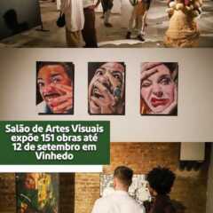 VINHEDO: Salão de artes visuais expõe 151 obras até 12 de Setembro