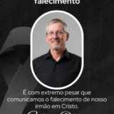 LOUVEIRA se despede de Edson Olberg, servidor público e membro da primeira Igreja Batista da Estiva