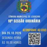 LOUVEIRA: Acompanhe hoje, ao vivo, às 18h30, Sessão Ordinária, na Câmara Municipal. Assista AO VIVO! 