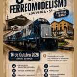 LOUVEIRA recebe o 8º Encontro de Ferreomodelismo
